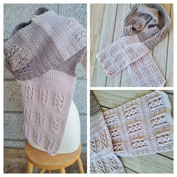 post photo- charts (600X600) cable scarf free pattern lets twist