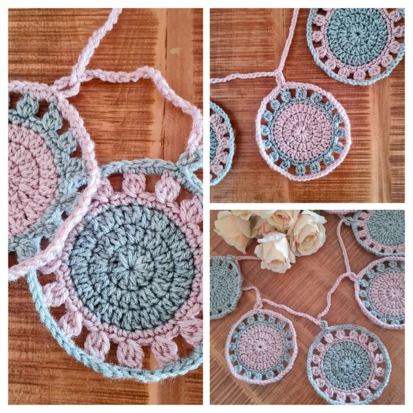 whirl crochet bunting pattern