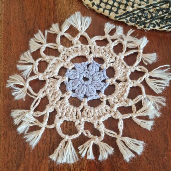 post photo- charts crochet coaster free pattern