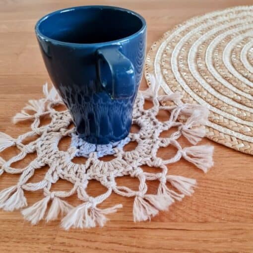 post photo- charts crochet coaster free pattern