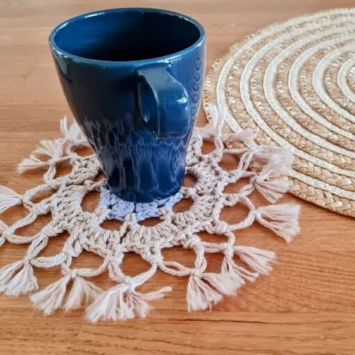 post photo- charts crochet coaster free pattern