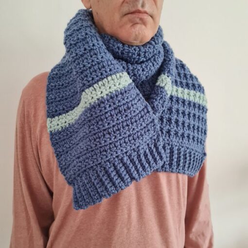 winter mens crochet scarf free pattern 8