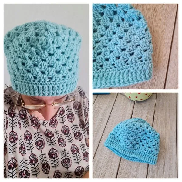 granny crochet hat pattern -slouchy hat