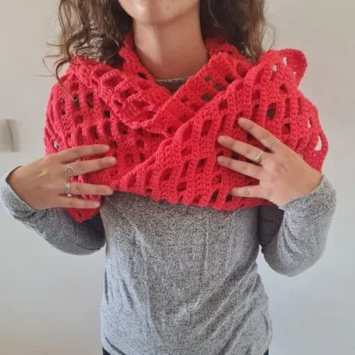 post photo- charts (600X600) peace scarf free crochet pattern