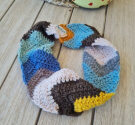 skinny cowl crochet free pattern happy arrow