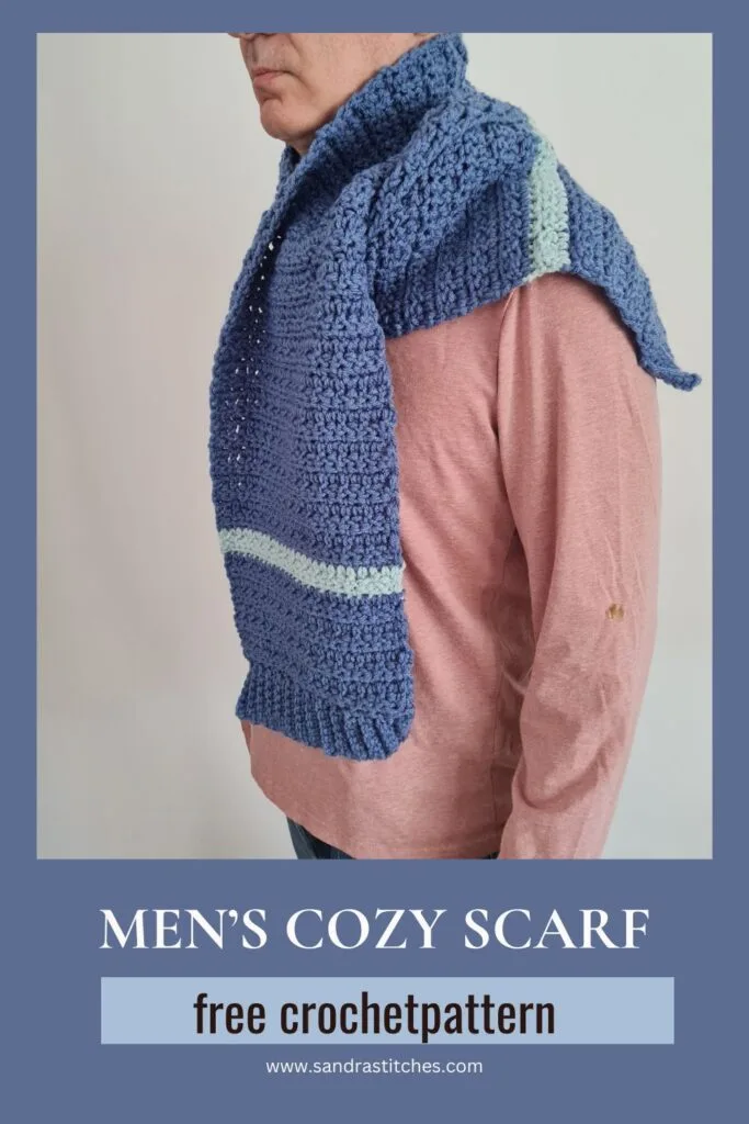 winter mens crochet scarf free pattern 6