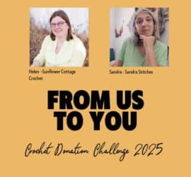 From Us To You crochet donation challenge main post