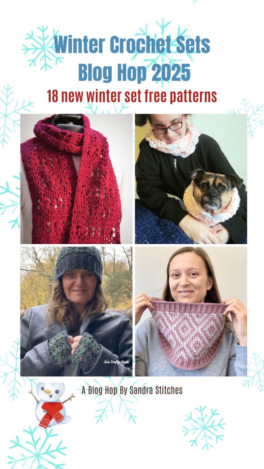 Winter Crochet Set Blog Hop 2025 - Sandra Stitches