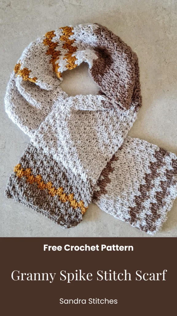 mocha latter granny spike crochet stitch free pattern 3