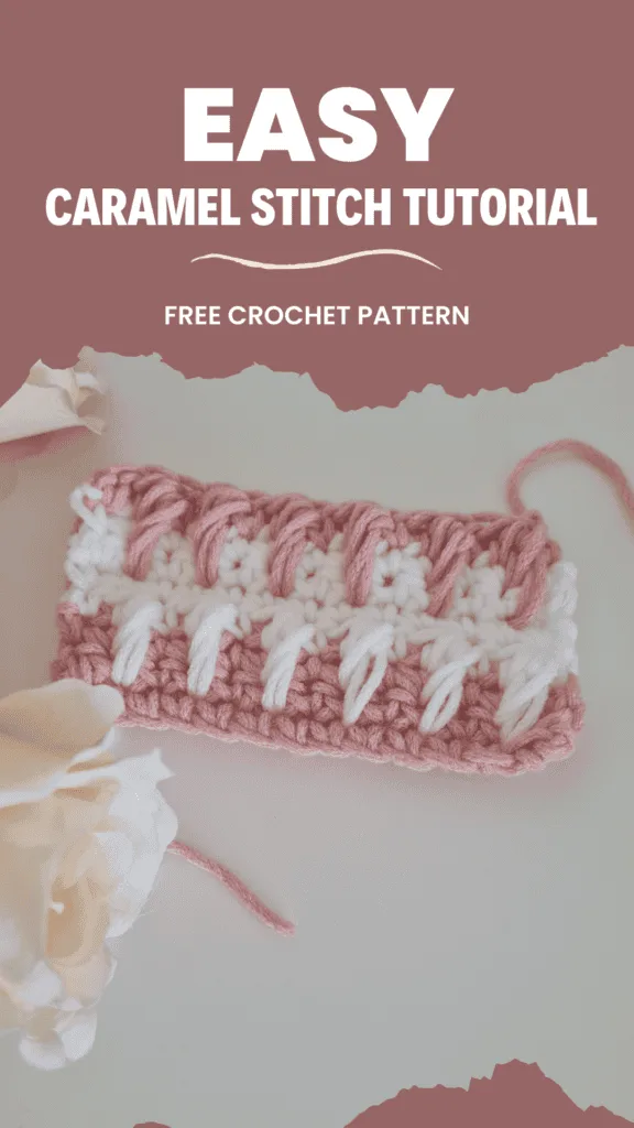 caramel crochet stiitch tutorial 4