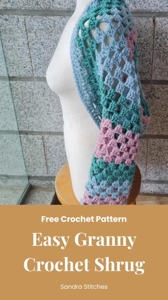 granny shrug crochet free pattern (4)
