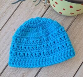 crochet beanie pattern- crossed times