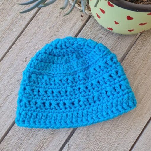 crochet beanie pattern- crossed times