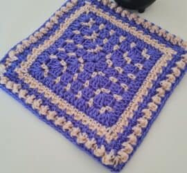 Xmix crochet square 1