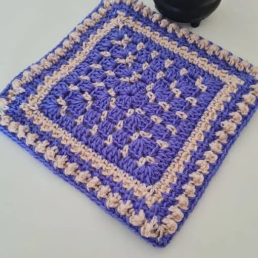 Xmix crochet square 1