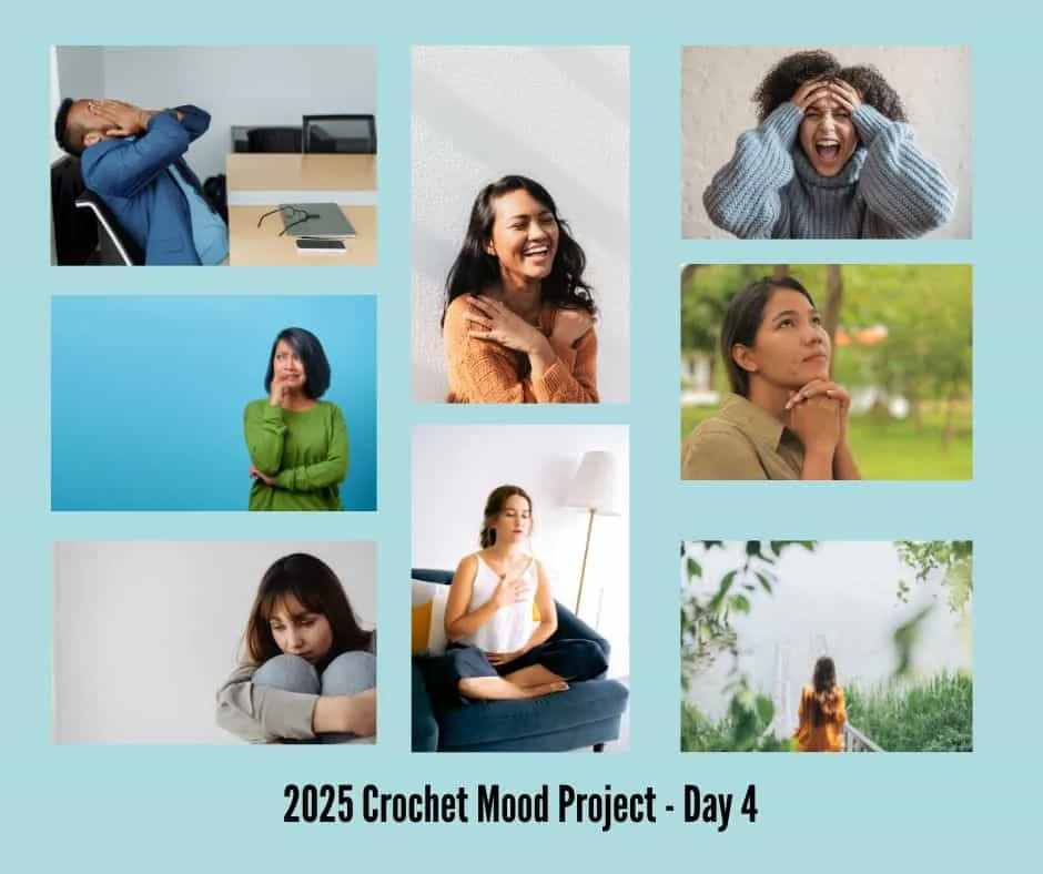 2025 crochet mood project - day 4