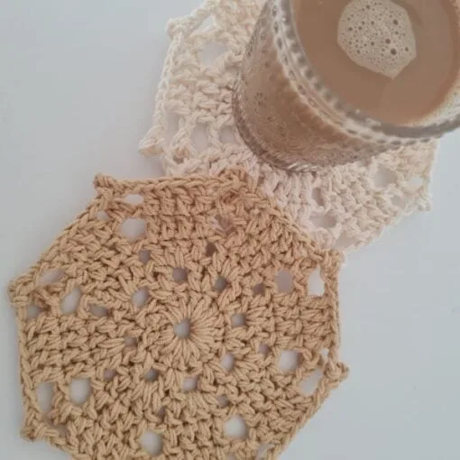 Spring Coasters Crochet Collection bloom