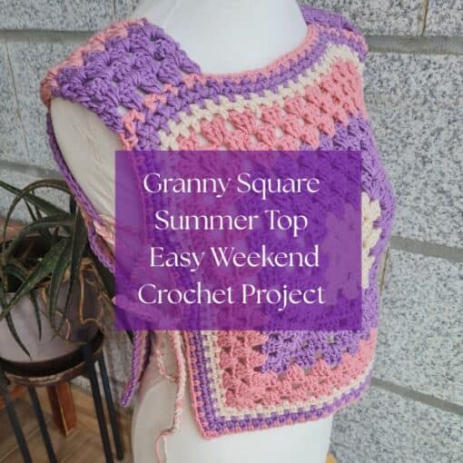 granny crochet summer top free pattern 3