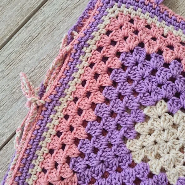 granny crochet summer top free pattern 4