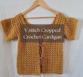 v stitch crochet cardigan pattern 3