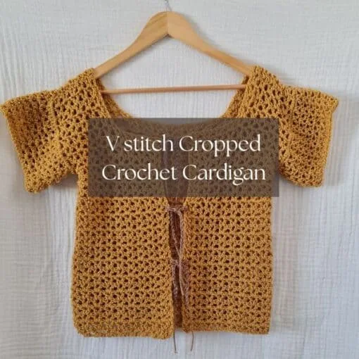 v stitch crochet cardigan pattern 3