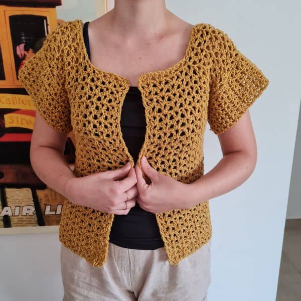 v stitch crochet cardigan pattern