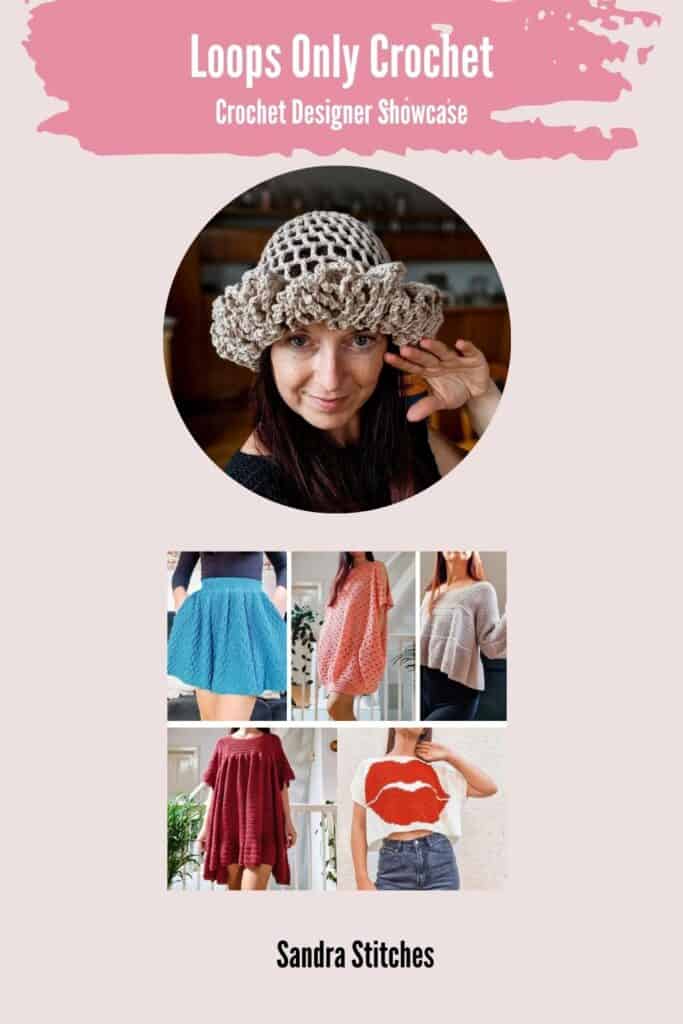 designer showcase -pin - loops only crochet