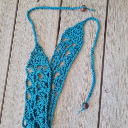 Breezy Crochet Headband for Summer free pattern 8