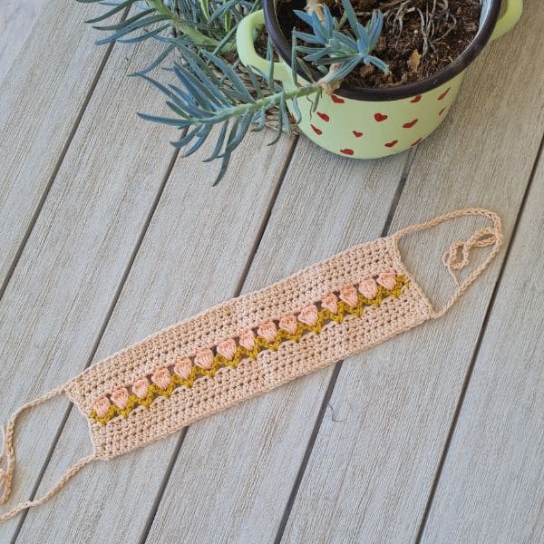 spring crochet headband free pattern 1