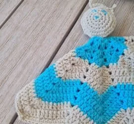 Ocean Dreams Baby Lovey crochet pattern 3