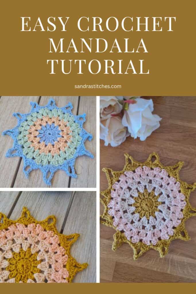 Crochet Mandala Wall Hanging4