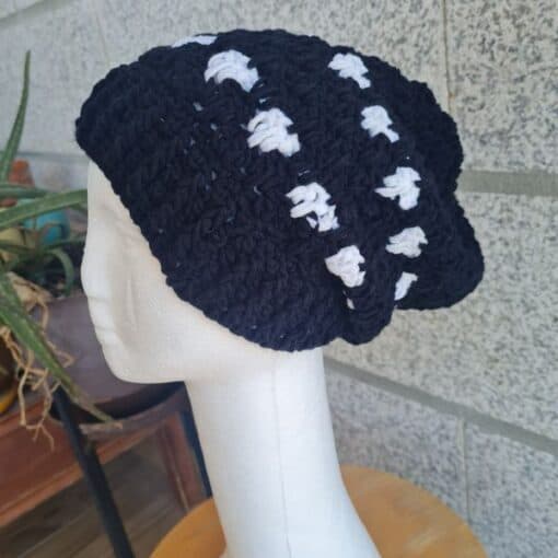 The Starry Nights Crochet Slouchy Hat