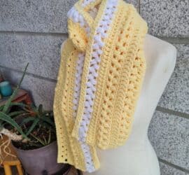 dotless crochet scarf 1
