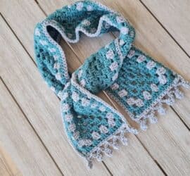 ori granny stitch scarf
