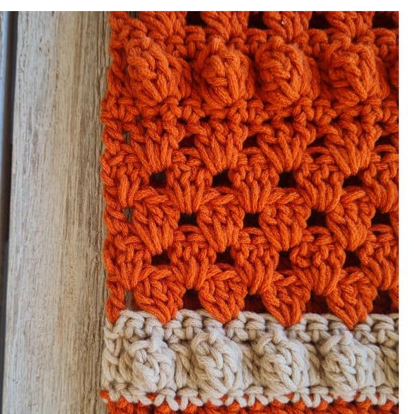 rust crochet scarf free pattern