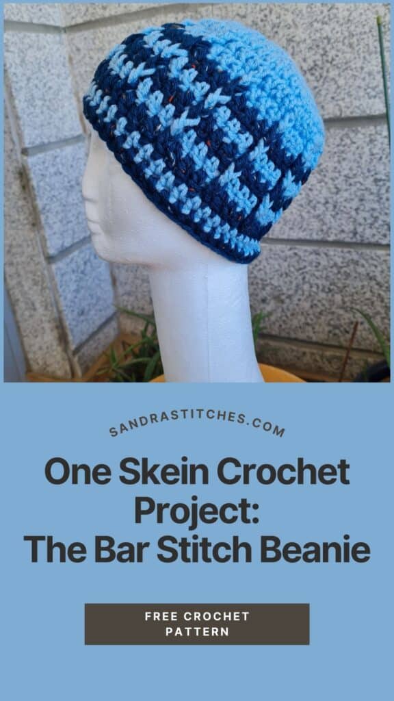 6 Free Beanie - bar stitch