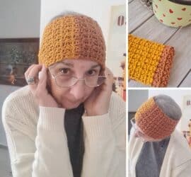 crochet textured headband pattern