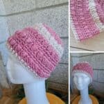 puff stitch beanie pattern