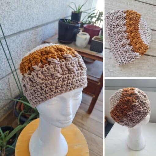 slat stitch crochet free beanie pattern