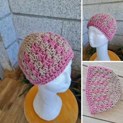 spike double crochet beanie free pattern
