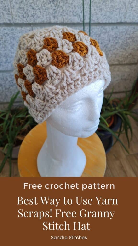 crochet granny stitch beanie pattern free