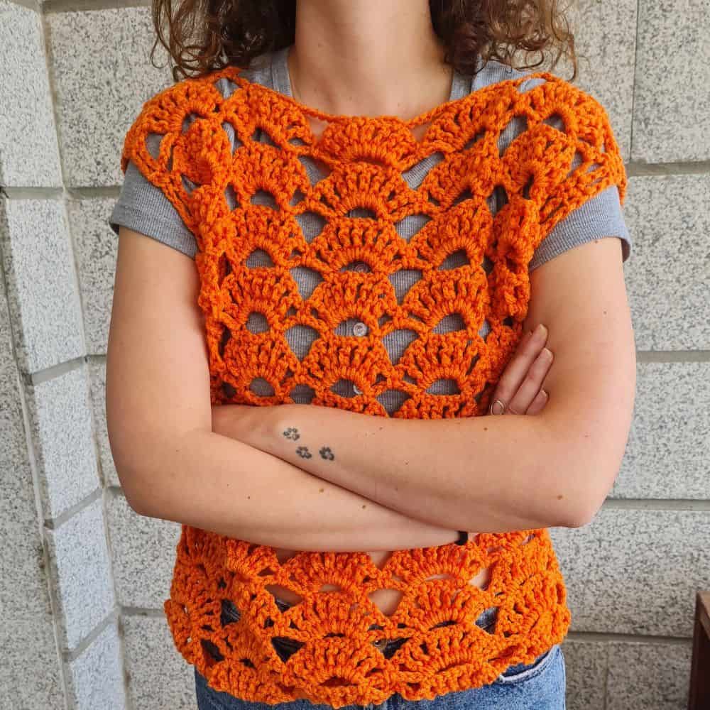 valencia crochet top free pattern