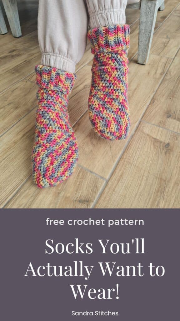 crochet socks