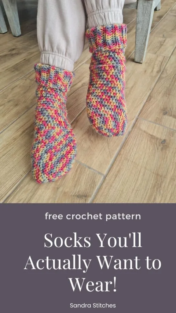 crochet socks