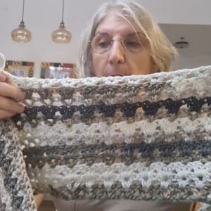 chunky yarn skirt tutorial