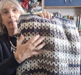 chunky yarn skirt tutorial